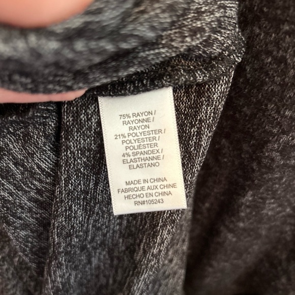 BOBEAU COZY TURTLENECK DRESS in heather gray - Picture 11 of 12